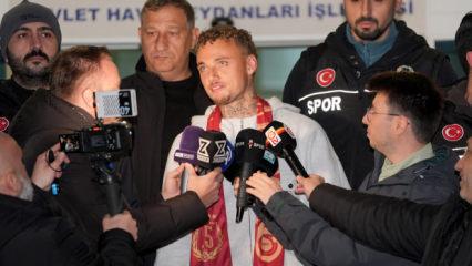 Galatasaray'ın yeni transferi Noa Lang, İstanbul'da!