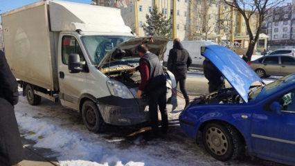 Kentte hayat dondu: Termometreler eksi 30,9 dereceyi g&ouml;sterdi