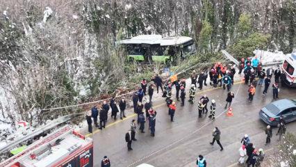 Kocaeli&rsquo;de belediye otob&uuml;s&uuml; kaza yaptı; yaralılar var