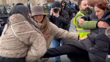 B&ouml;l&uuml;c&uuml; ter&ouml;r &ouml;rg&uuml;t&uuml; YPG'nin uzantıları Londra'da kadınlara saldırdı