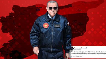 Ne dediyse o! Başkan Erdoğan'ın yıllar &ouml;nceki 'Suriye' s&ouml;zleri yeniden g&uuml;ndemde