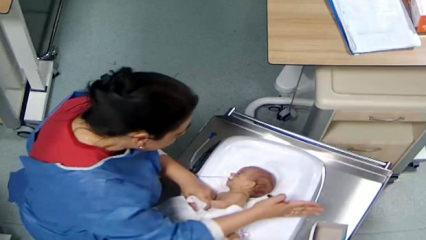 5 g&uuml;nl&uuml;k bebeğe şiddet kamerada: Aile ger&ccedil;eği 3 yıl sonra &ouml;ğrendi: Hemşire tutuklandı