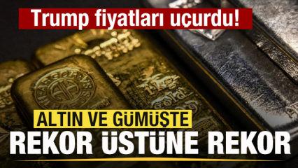 Son dakika: Fiyatlar u&ccedil;tu! Altın ve g&uuml;m&uuml;şte rekor &uuml;st&uuml;ne rekor