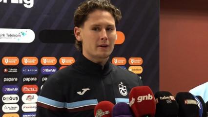 Trabzonspor'un yeni transferi ilk ma&ccedil;ında &ouml;z eleştiri yaptı: 'Benim hatam'