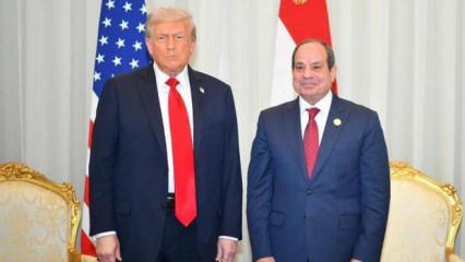 Trump, Davos'ta Mısır Cumhurbaşkanı Sisi ile g&ouml;r&uuml;şt&uuml;