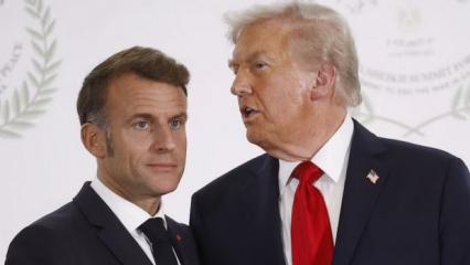 Trump Macron'dan gelen &ouml;zel mesajı sızdırdı! "Kimse onu istemiyor"