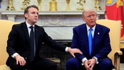 Trump'tan Macron'a ret! &Ouml;zel mesajlarını ifşa etmişti