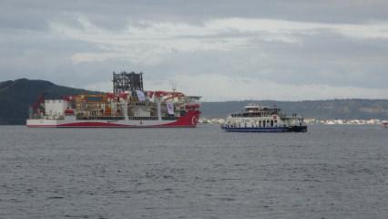 T&uuml;rk sondaj gemisi Yıldırım &Ccedil;anakkale Boğazı&rsquo;ndan ge&ccedil;ti
