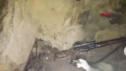 Batman'da cephanelik gibi ahır: Keskin nişancı t&uuml;feği ele ge&ccedil;irildi