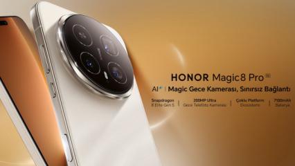 Yapay zek&acirc; &ccedil;ağının amiral gemisi: HONOR Magic8 Pro yakında T&uuml;rkiye&rsquo;de