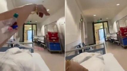 Alman gurbet&ccedil;inin hastane isyanı: Acilden girdiğim halde koridorda yatıyorum!