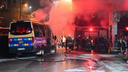 Kağıthane'de korkutan yangın: Alevler pompalara sı&ccedil;ramadan son anda s&ouml;nd&uuml;r&uuml;ld&uuml;