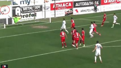 3. Lig'de skandal hakem kararı: Ağlara giden topun &ccedil;izgiyi ge&ccedil;mediğine h&uuml;kmetti
