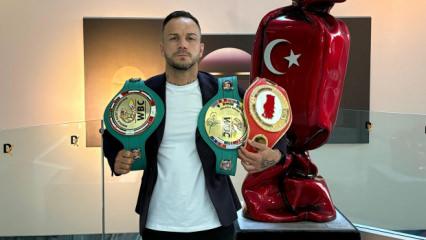 40 yaşındaki T&uuml;rk boks&ouml;r Avrupa'da esip g&uuml;rl&uuml;yor: 17 ma&ccedil;ı nakavtla kazandı