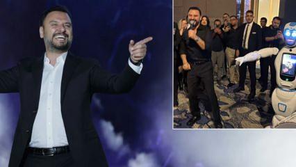 Alişan'dan &ccedil;ok konuşulan konser: Robotla sohbet edip Erik Dalı oynadı!