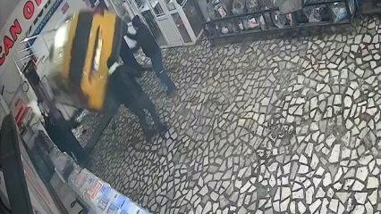 Tekirdağ&rsquo;da korku dolu anlar: Taksinin ara&ccedil; asans&ouml;r&uuml;nden d&uuml;şt&uuml;ğ&uuml; anlar kamerada
