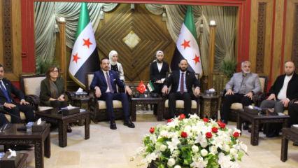 AK Parti Genel Başkan Yardımcısı Zorlu, Halep Valiliğini ziyaret etti