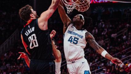 Alperen Şeng&uuml;n'&uuml;n 33 sayı attığı ma&ccedil;ta Houston, Memphis'i mağlup etti