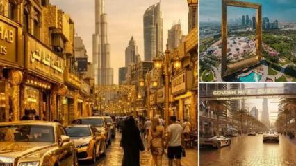 D&uuml;nyanın ilk altın sokağı kuruluyor