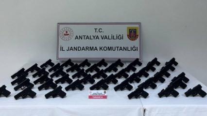 Antalya'da ele ge&ccedil;irildi: Tam 45 adet