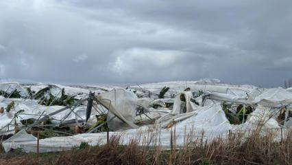 Antalya&rsquo;yı hortum vurdu: Seralar yerle bir oldu, tekneler par&ccedil;alandı