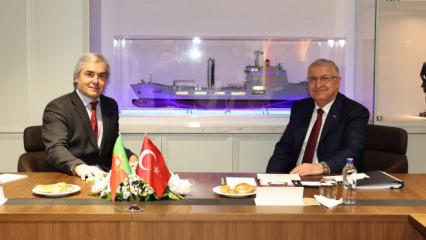 Bakan G&uuml;ler ve Portekiz Savunma Bakanı toplantı ger&ccedil;ekleştirdi