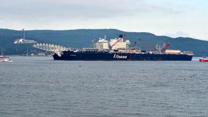 &Ccedil;anakkale Boğazı'nda gemi ge&ccedil;işleri durduruldu