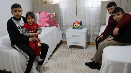 Depremzede &ccedil;ocuk duygulandırdı: Bizim hi&ccedil; odamız olmamıştı, teşekk&uuml;rler Tayyip dede!