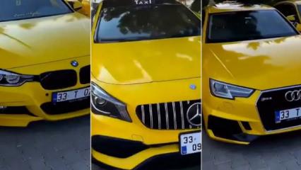 Galeri değil, taksi durağı! Bakan bir daha bakıyor