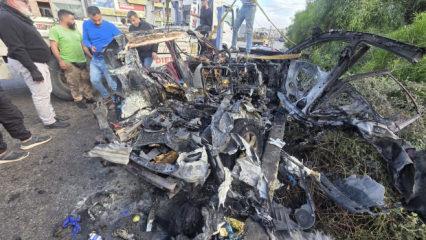 İsrail, L&uuml;bnan'da bir araca hava saldırısı d&uuml;zenledi