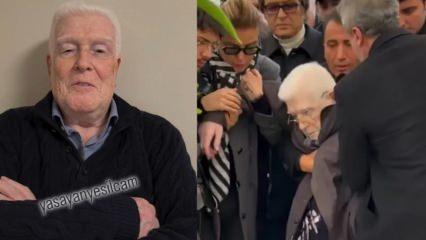 İzzet G&uuml;nay cenaze t&ouml;reninde bir anda yere yığıldı! Sağlık durumuyla ilgili a&ccedil;ıklama