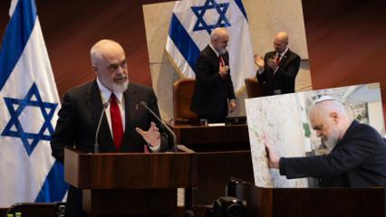 Katil Netanyahu'yu &ouml;ven Edi Rama'dan İsrail Meclisi'nde Gazze i&ccedil;in skandal &ouml;neri