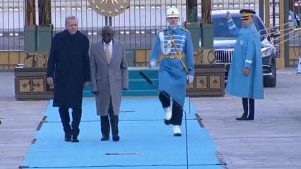 Cumhurbaşkanı Erdoğan, Nijerya Cumhurbaşkanı Tinub'u ağırlıyor