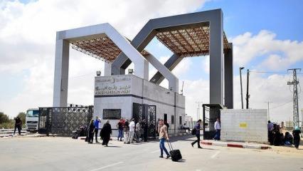 Refah Sınır Kapısı deneme ama&ccedil;lı a&ccedil;ıldı