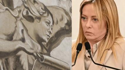 Restorasyondan &ccedil;ıkan melek! Tıpatıp benziyor