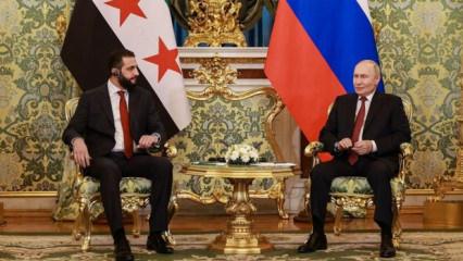  Şara Moskova'da! Putin: Fırat&rsquo;ın doğusunun Şam y&ouml;netimine d&ouml;nmesi &ouml;nemli bir adım