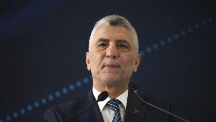 Ticaret Bakanı &Ouml;mer Bolat: Vergi gelirlerinin y&uuml;zde 20'si g&uuml;mr&uuml;klerden