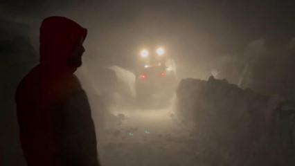 Tipide ara&ccedil;larında mahsur kalanları ekipler kurtardı