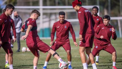 Trabzonspor, Antalyaspor ma&ccedil;ı hazırlıklarına devam etti