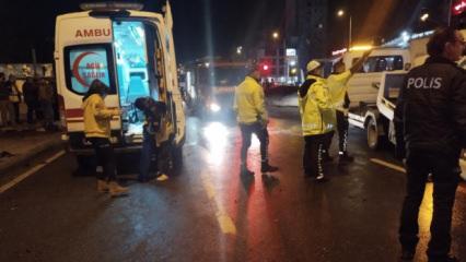 &Uuml;mraniye'de trafik kazası: 2'si ağır 3 yaralı