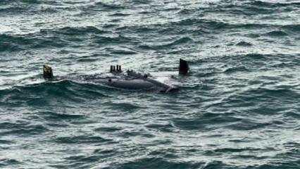 &Ccedil;atalca a&ccedil;ıklarında balık&ccedil;ıların ağına insansız hava aracı takıldı