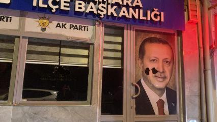 AK Parti İl&ccedil;e Başkanlığı binasına saldırı!