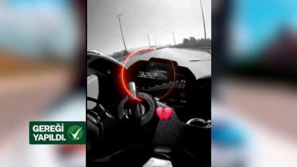 Bakan Yerlikaya duyurdu: 345 km hız yapan s&uuml;r&uuml;c&uuml;ye 120 trafikten men