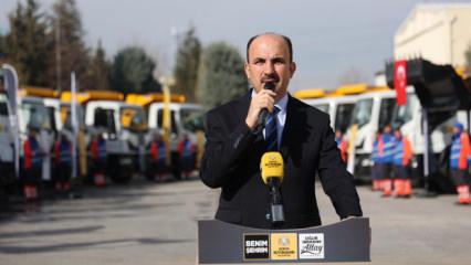 Başkan Altay 177 milyon bedelle KOSKİ ara&ccedil; filosuna kazandırılan 19 yeni aracı tanıttı