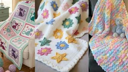 Bebek battaniyesi &ouml;rg&uuml; modelleri!