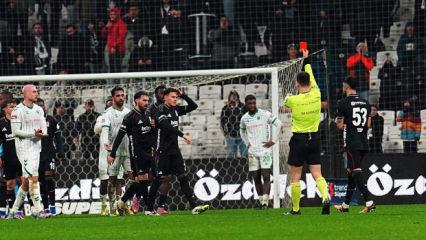 Beşiktaş'ın yıldızı 6 dakikada kırmızı kart g&ouml;rm&uuml;şt&uuml;! TFF VAR kayıtlarını a&ccedil;ıkladı