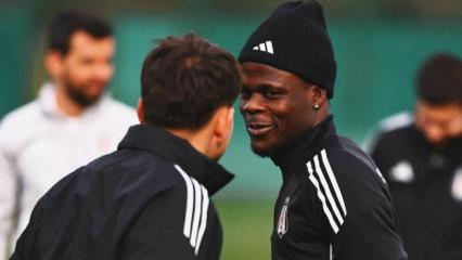 Yeni transfer ilk kez Beşiktaş idmanında