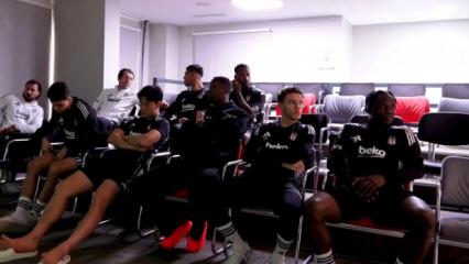 Beşiktaş'ta yeni transferler Sergen Yal&ccedil;ın'la &ouml;zel toplantı yaptı