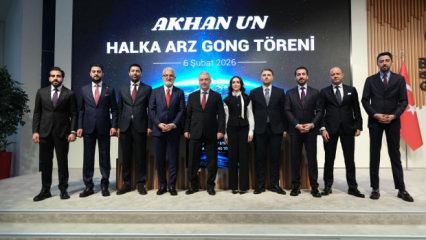 Borsa İstanbul&rsquo;da gong Akhan Un i&ccedil;in &ccedil;aldı