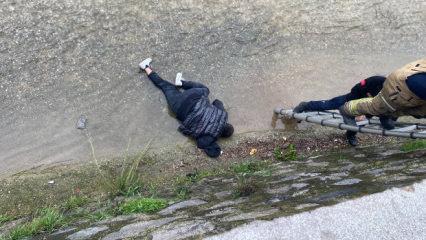 Bursa'da dereye d&uuml;şen adam kalp masajıyla hayata d&ouml;nd&uuml;r&uuml;ld&uuml;